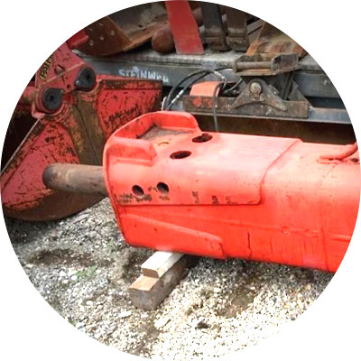 Hydraulikhammer Typ E68 von Rammer